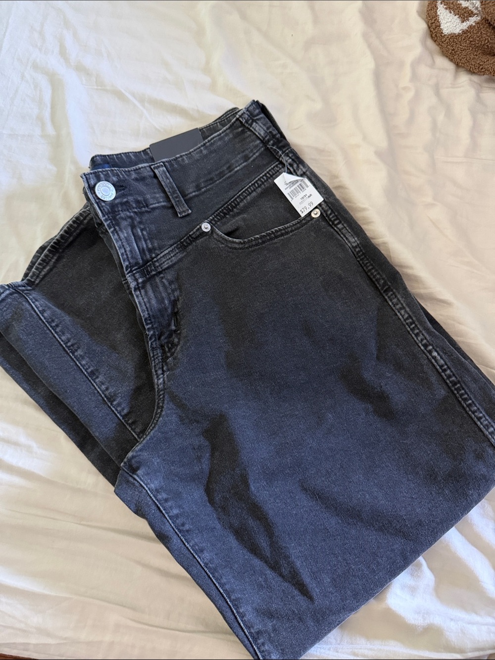 GAP barrel Black High-Rise Jeans